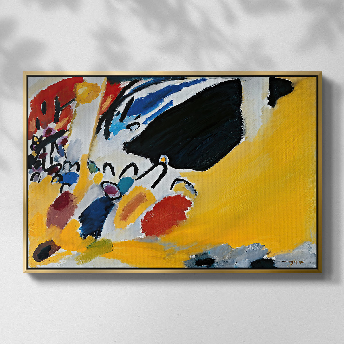 Impression III (Concert), 1911 - Floater Framed Canvas Print