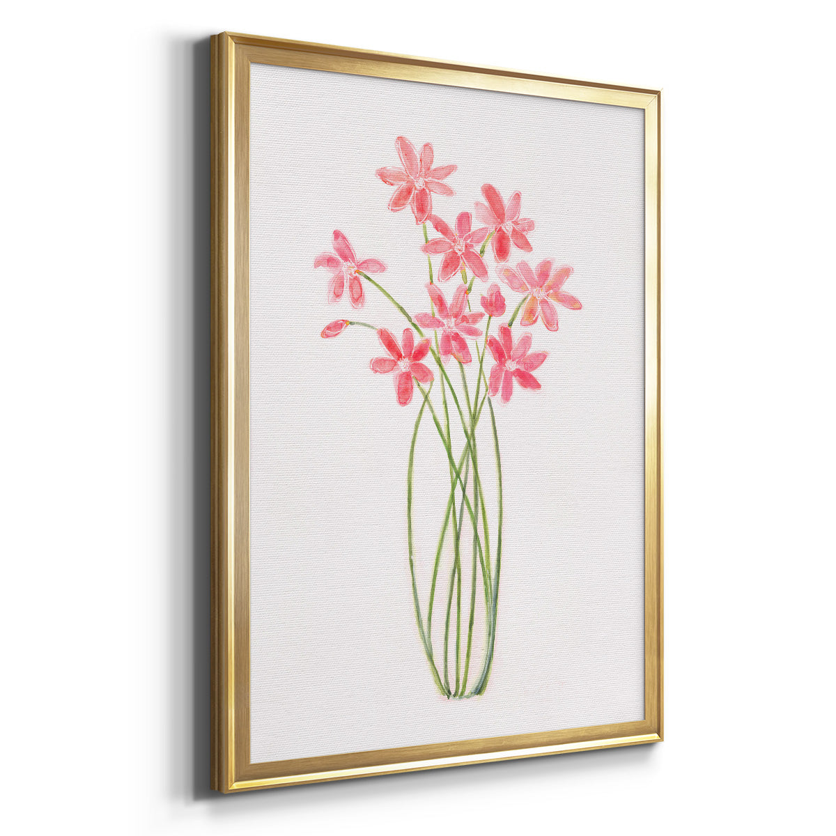 Intertwined Bouquet II - Modern Framed Canvas Print