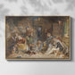 Highland Hospitality, 1832 - Floater Framed Canvas Print