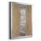 Silver Lake II - Modern Framed Canvas Print