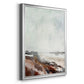 Coastal Inlet Study II - Modern Framed Canvas Print