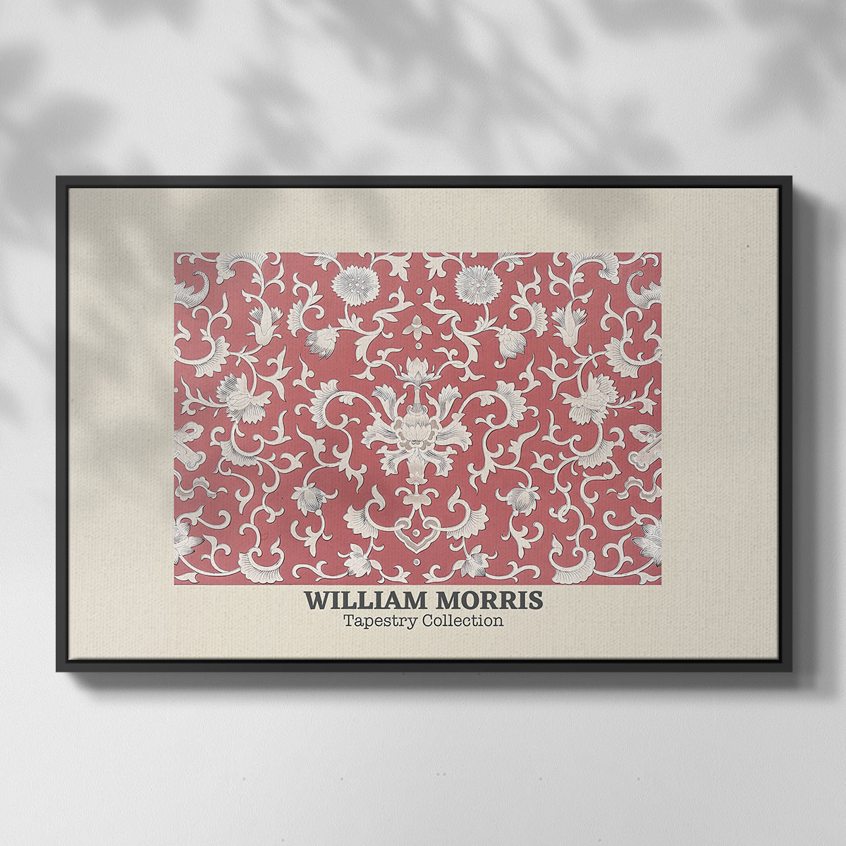 Examples of Chinese Ornament, Pl. XCV (Morris Inspired), 1867 - Floater Framed Canvas Print
