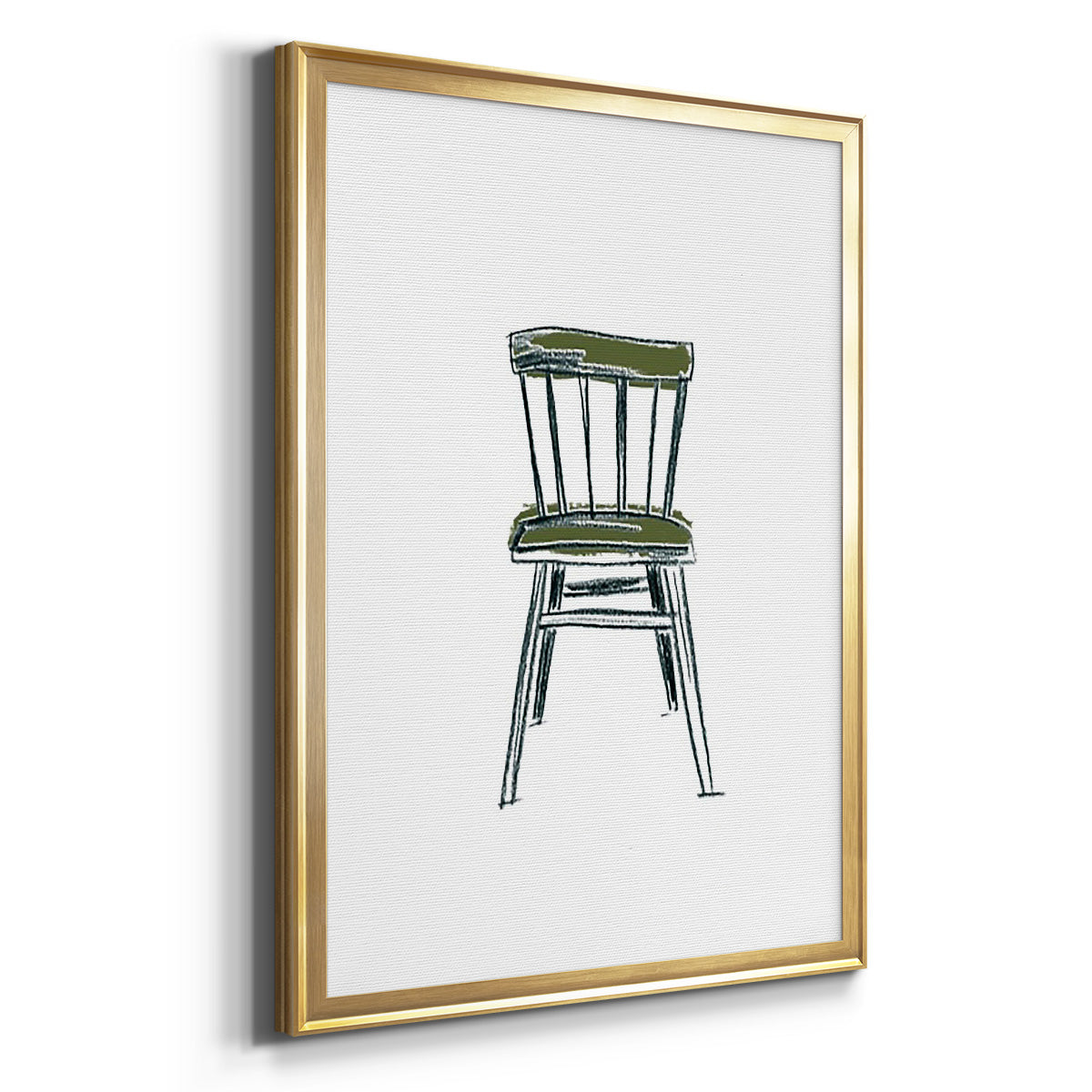 Take a Seat IV - Modern Framed Canvas Print