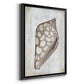 Ocean Cone I - Modern Framed Canvas Print