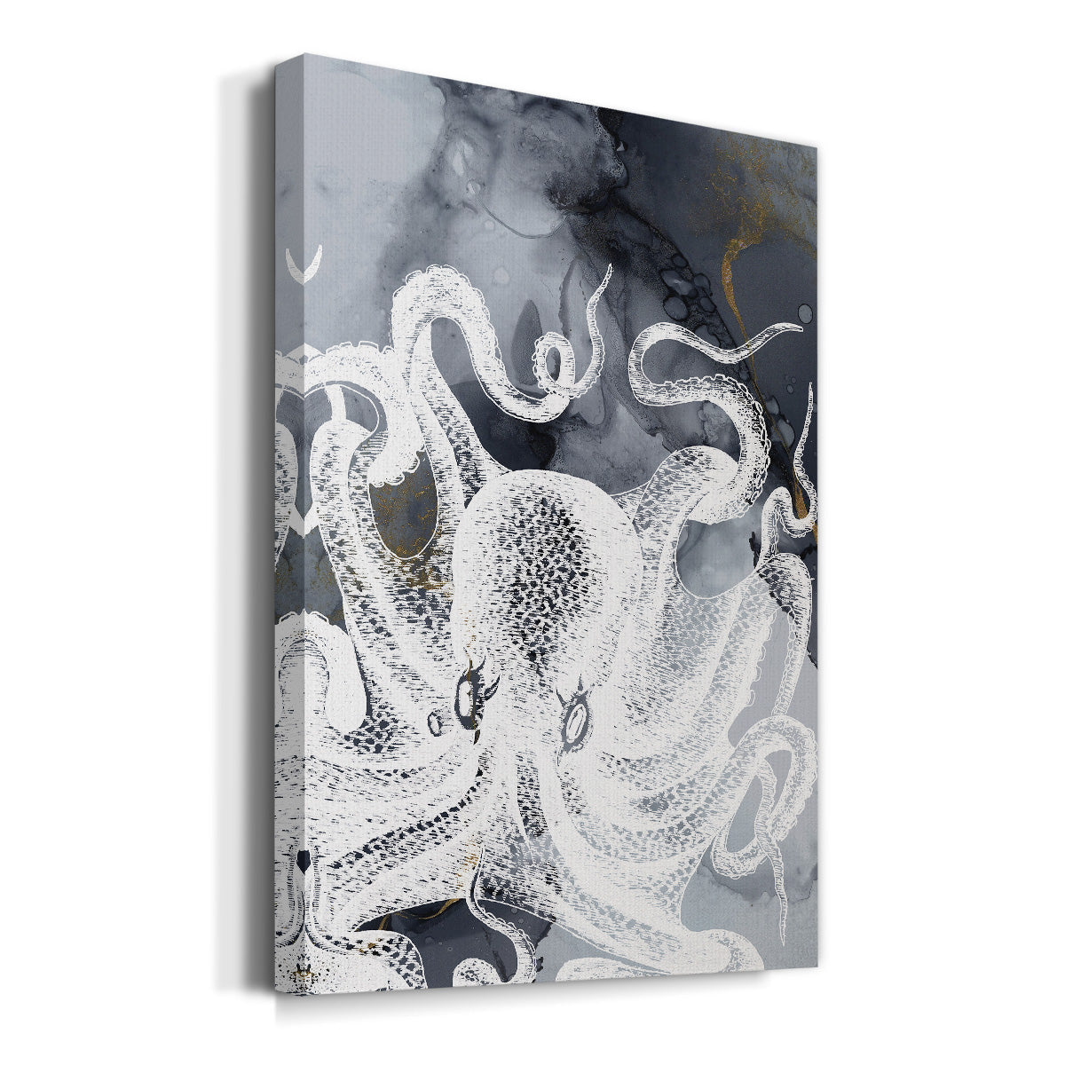 Octopus Ink II Premium Gallery Wrapped Canvas - Ready to Hang