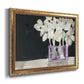 White Flowers in Fuchsia I Premium Framed Canvas- Ready to Hang