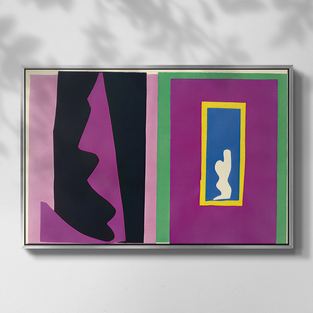 Destiny (Le destin), from Jazz, 1947 - Floater Framed Canvas Print