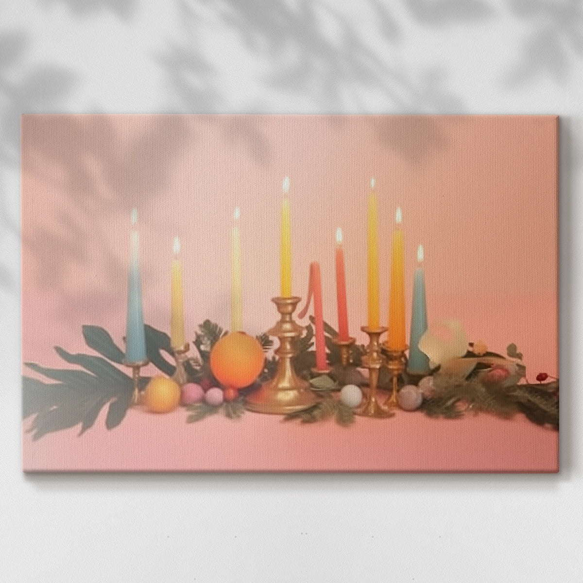 Crimson Whisper of Skies - Canvas Art Print