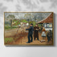 L. A. Ring Painting near Aasum Smithy, 1893 - Floater Framed Canvas Print