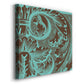 Azure Acanthus II-Premium Gallery Wrapped Canvas - Ready to Hang