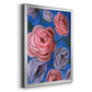 Layered Petals II - Modern Framed Canvas Print
