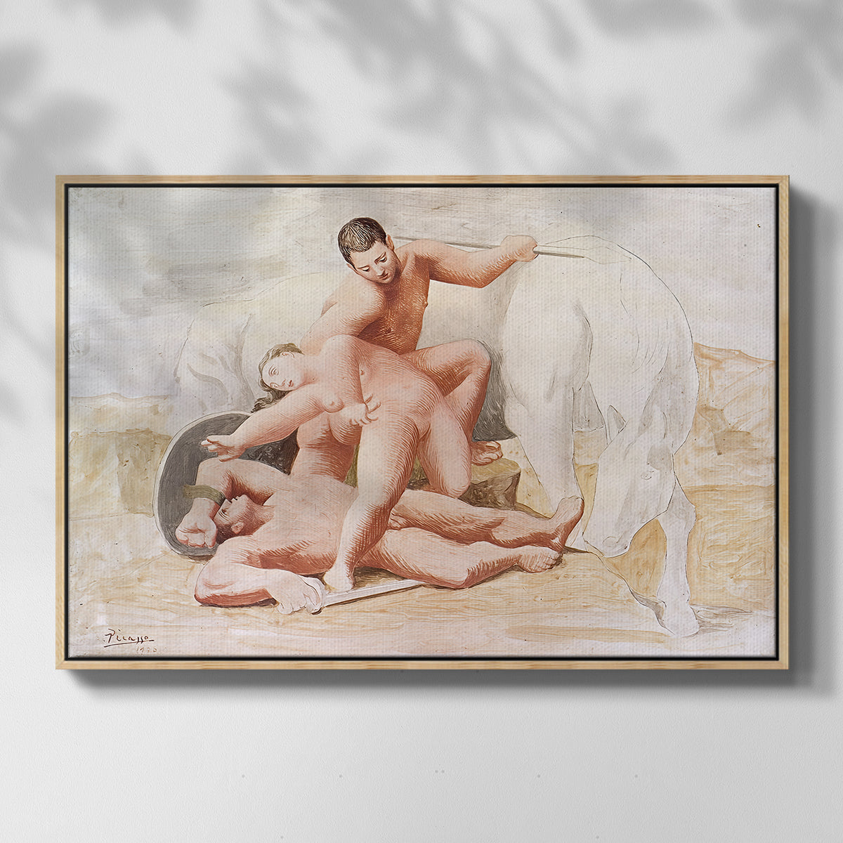 The Abduction, 1920 - Floater Framed Canvas Print