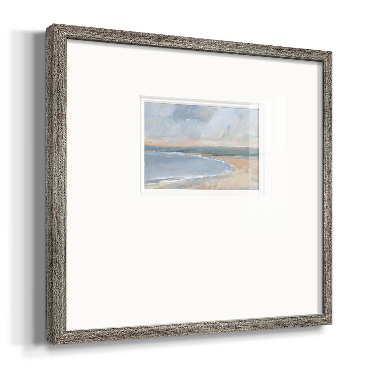 Coastal Study II Premium Framed Print Double Matboard