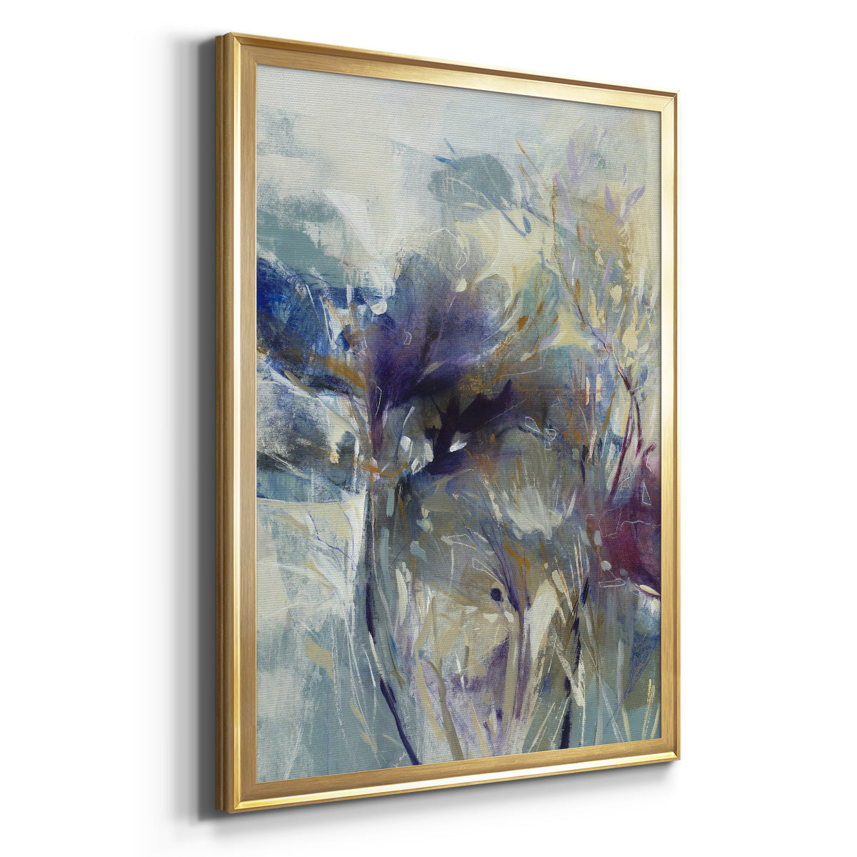 Meadow Saffron I - Modern Framed Canvas Print