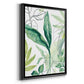 Tropical Palm Chorus IV - Modern Framed Canvas Print