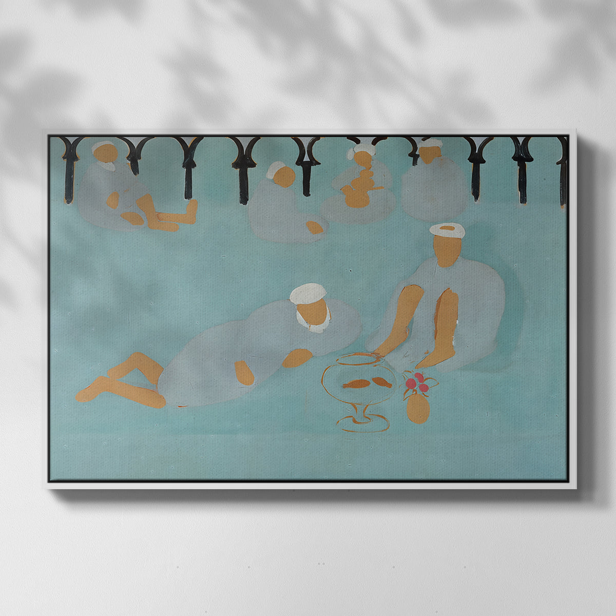 Arab Coffeehouse (Le café Maure), 1913 - Floater Framed Canvas Print