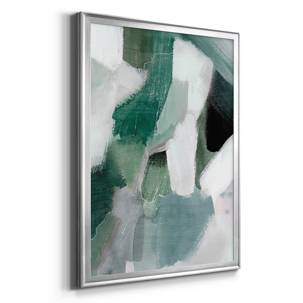 Turquoise Waters II - Modern Framed Canvas Print