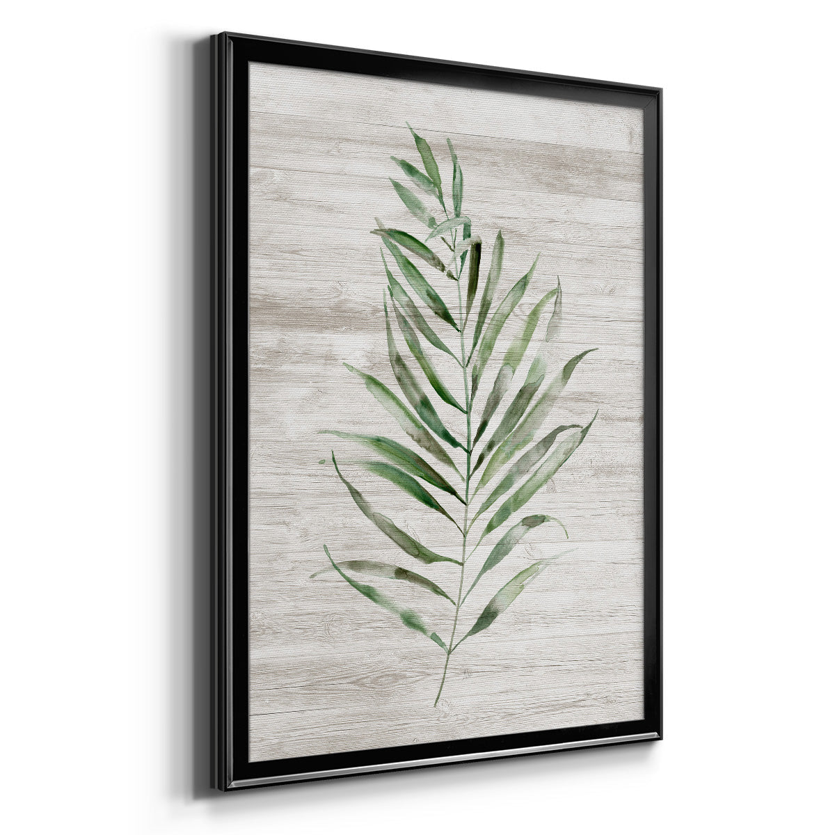 Tropic Frond II - Modern Framed Canvas Print