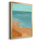 Out on the Sandbar II - Modern Framed Canvas Print