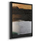 Embellished Coastal Plain I - Modern Framed Canvas Print