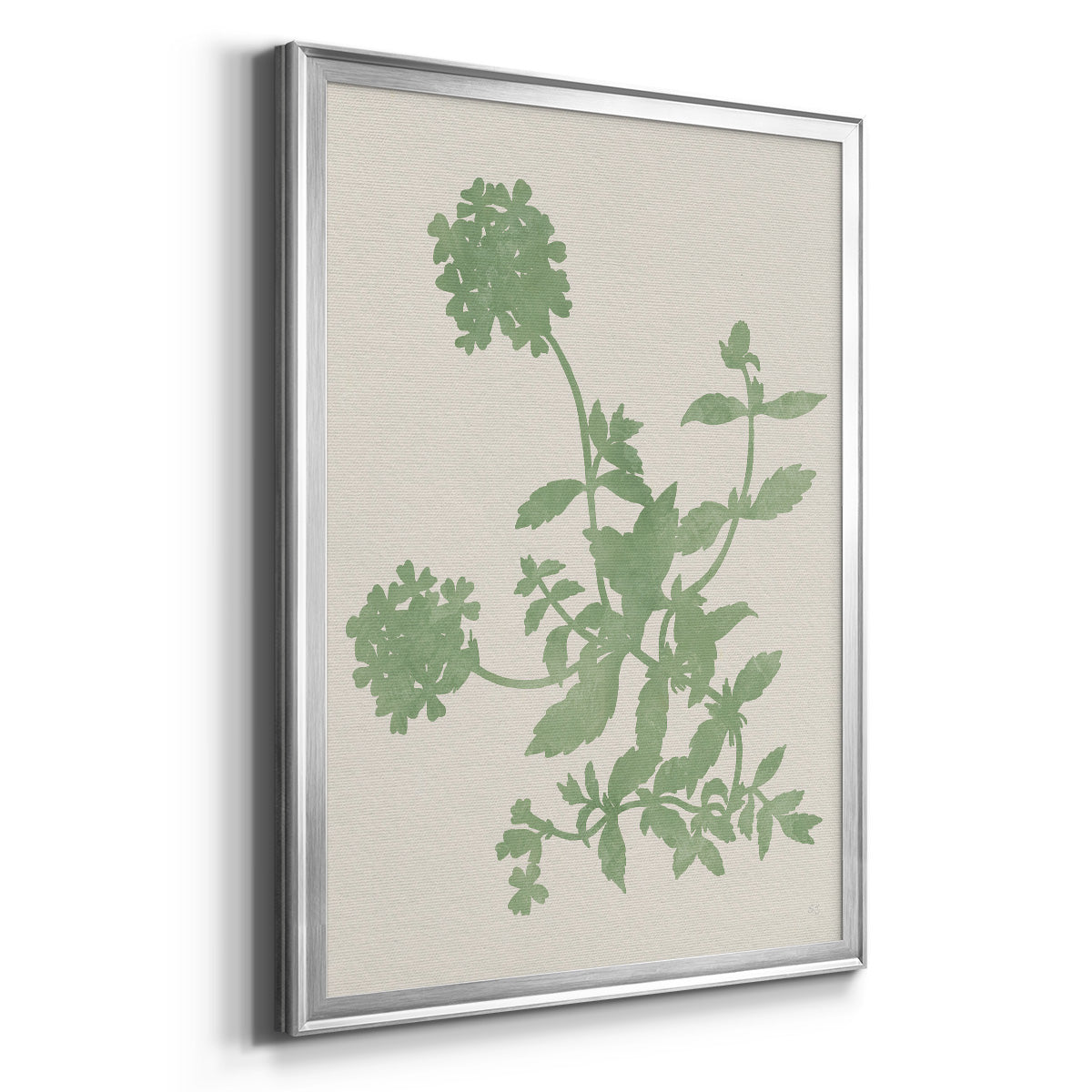 Vintage Garden II - Modern Framed Canvas Print