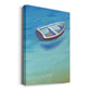 Anchored Dingy II Premium Gallery Wrapped Canvas - Ready to Hang