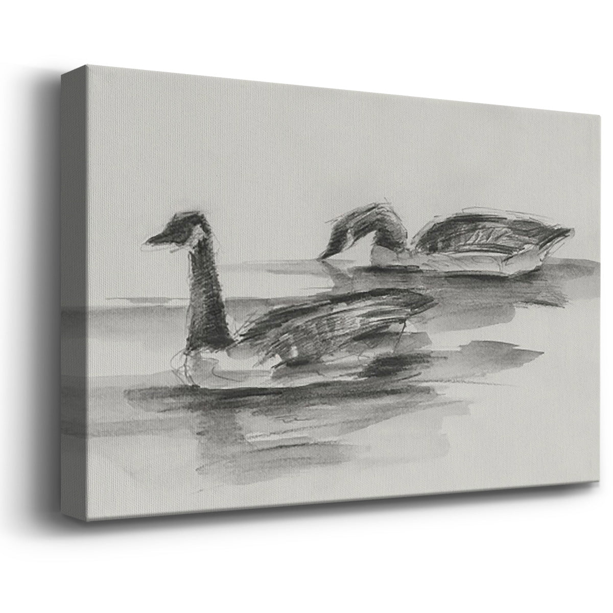 Geese Study II Premium Gallery Wrapped Canvas - Ready to Hang