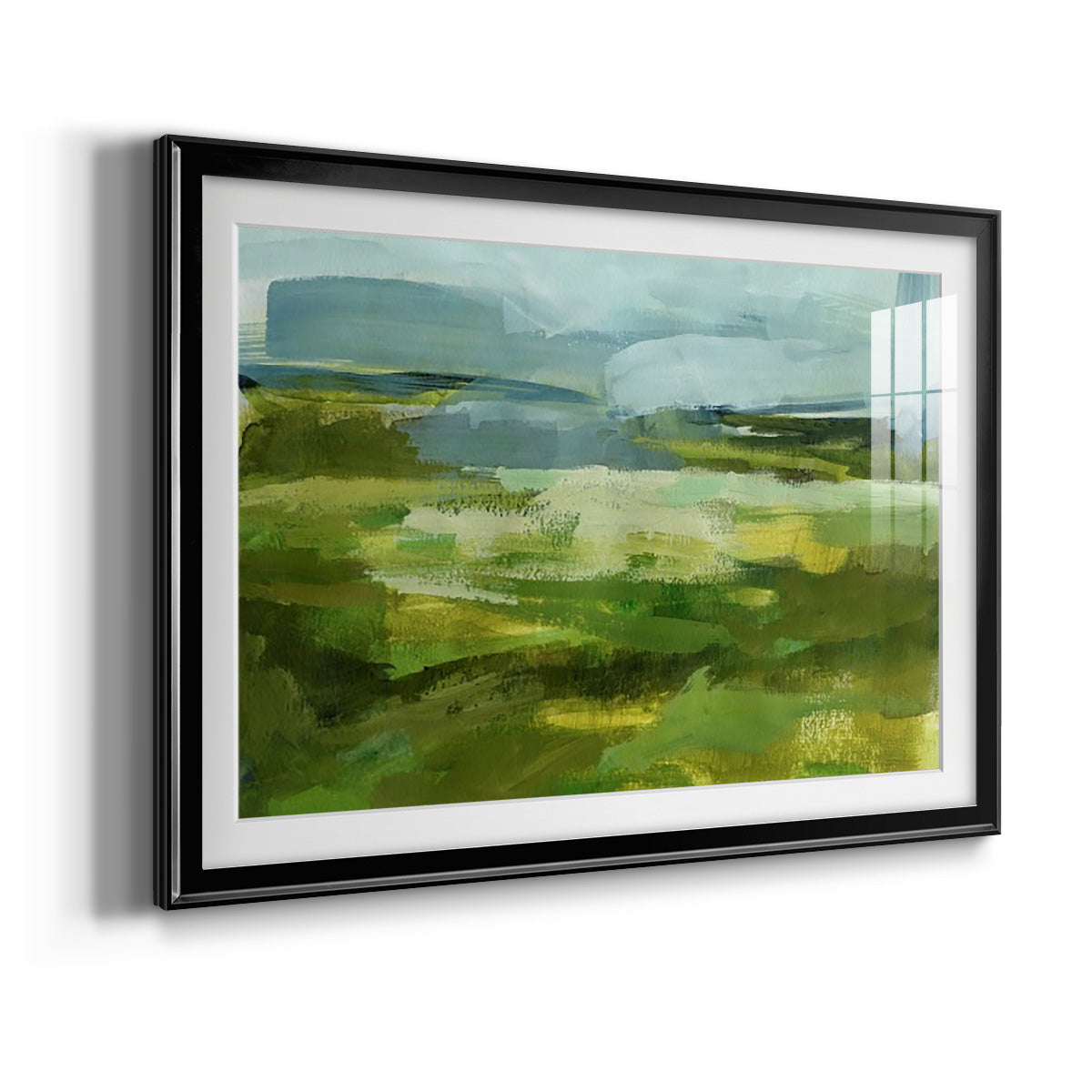 Emerald View I Premium Framed Print - Ready to Hang