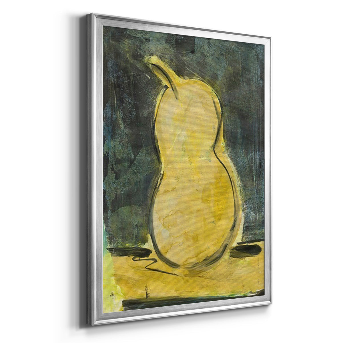 Urban Pear I - Modern Framed Canvas Print