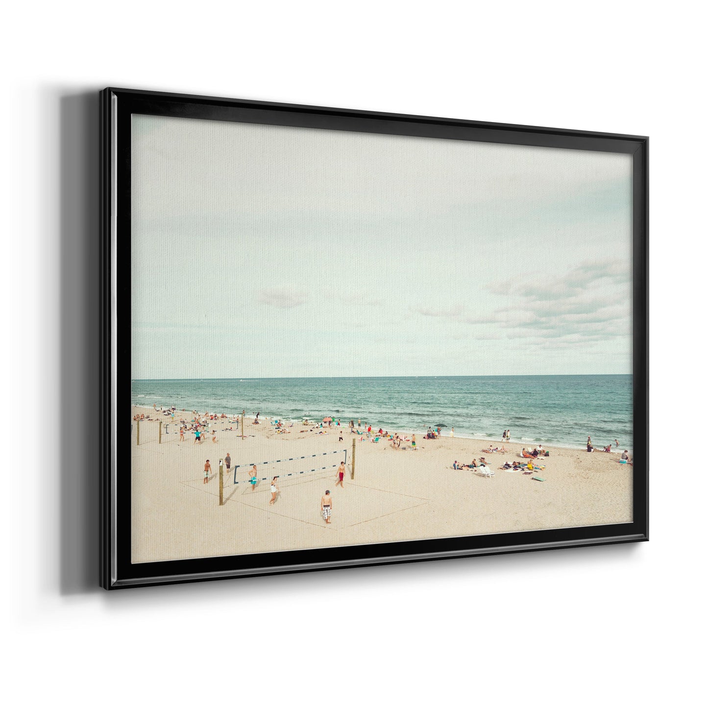 Day at the Beach Premium Classic Framed Canvas - Ready to Hang