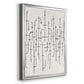 Vertical Arrangement II - Modern Framed Canvas Print