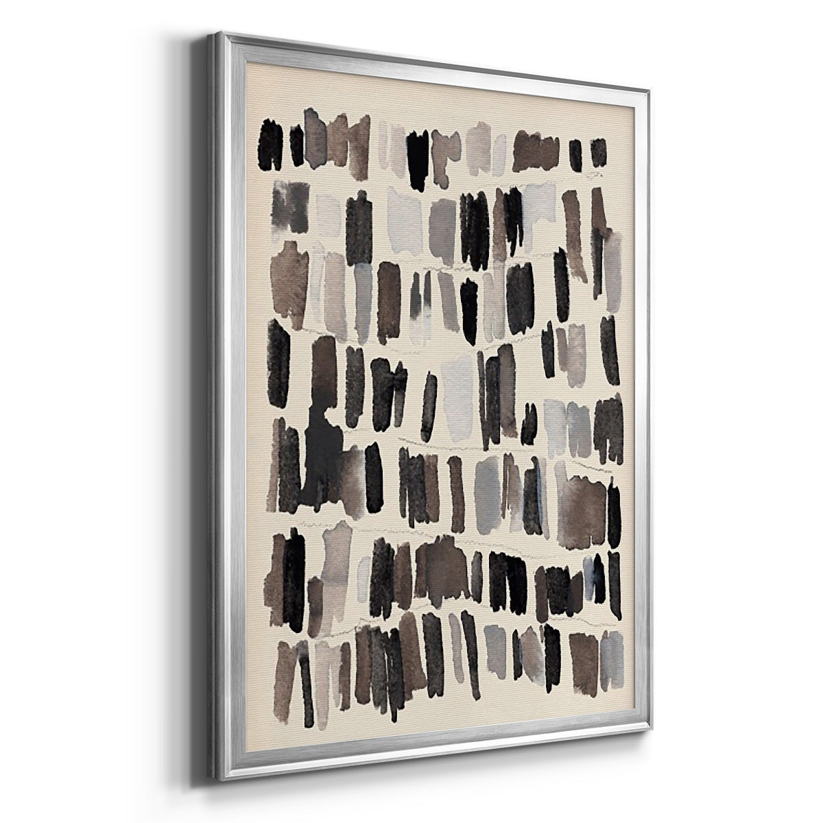 Chalk and Flint IV - Modern Framed Canvas Print