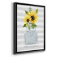 Sunflower Perfume II - Modern Framed Canvas Print