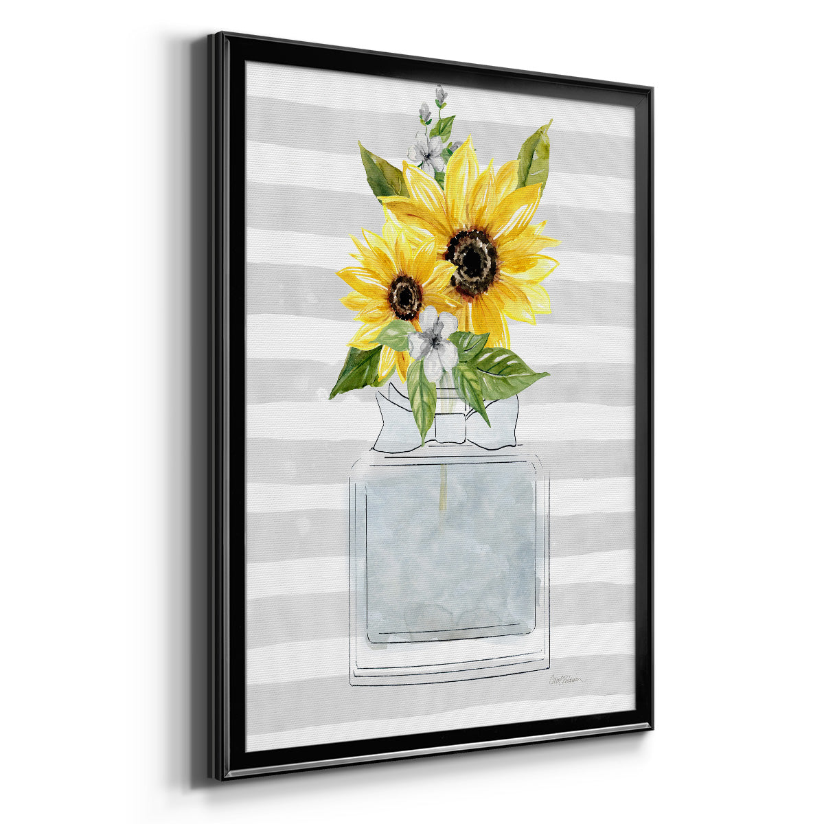 Sunflower Perfume II - Modern Framed Canvas Print