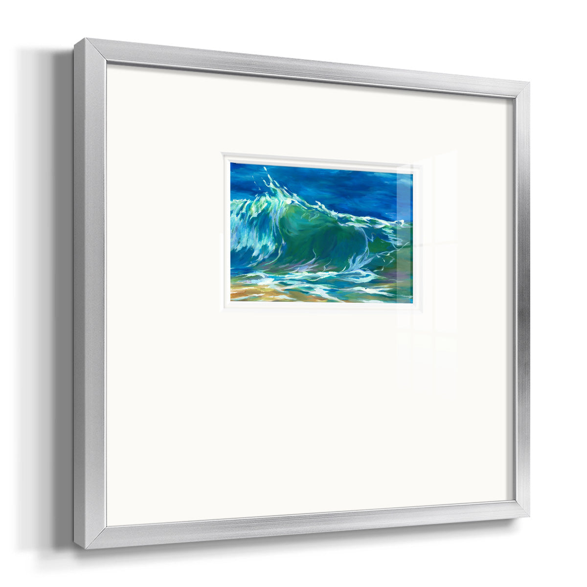 Green Flash Premium Framed Print Double Matboard