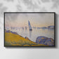 Evening Calm, Concarneau, Opus 220, 1891 - Floater Framed Canvas Print