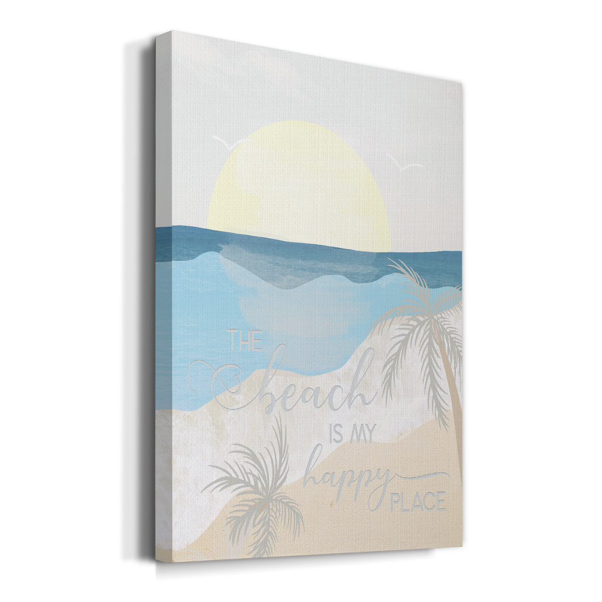 Happy Place Premium Gallery Wrapped Canvas - Ready to Hang