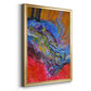 Vibrant Flow II - Modern Framed Canvas Print