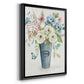 Garden Bouquet - Modern Framed Canvas Print