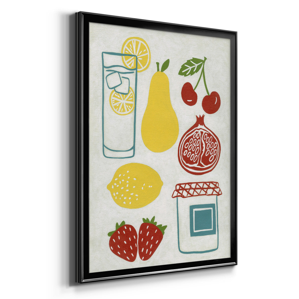 Sunday Picnic - Modern Framed Canvas Print