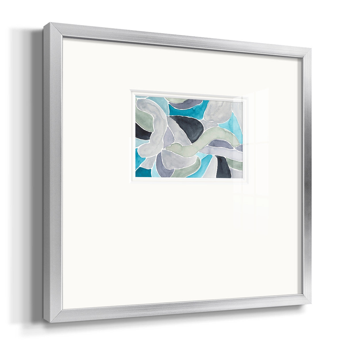 Subtle Billows II Premium Framed Print Double Matboard