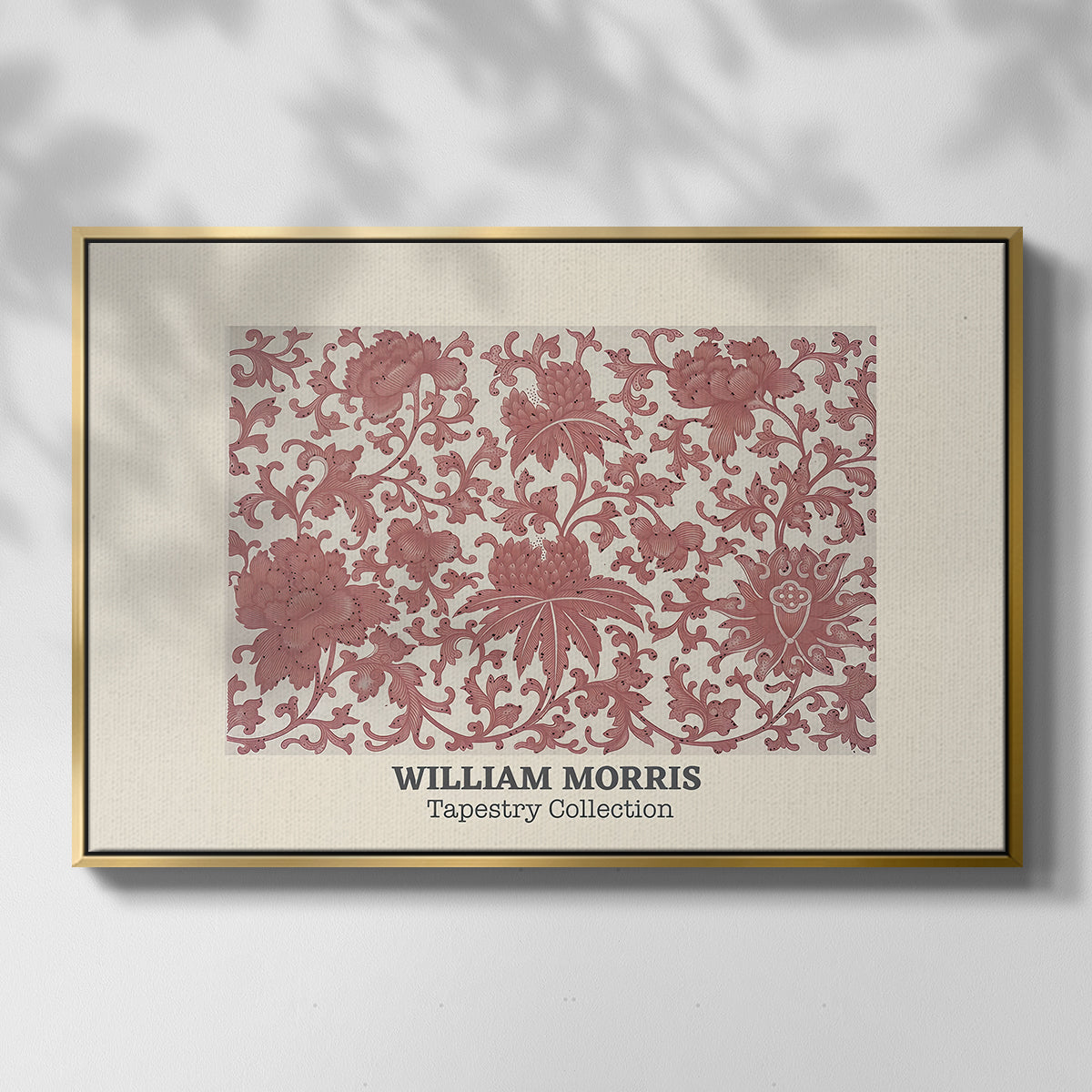Examples of Chinese Ornament, Pl. XCIII (Morris Inspired), 1867 - Floater Framed Canvas Print