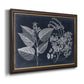 Foliage on Navy III Premium Framed Canvas- Ready to Hang