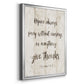 Rejoice Always - Modern Framed Canvas Print