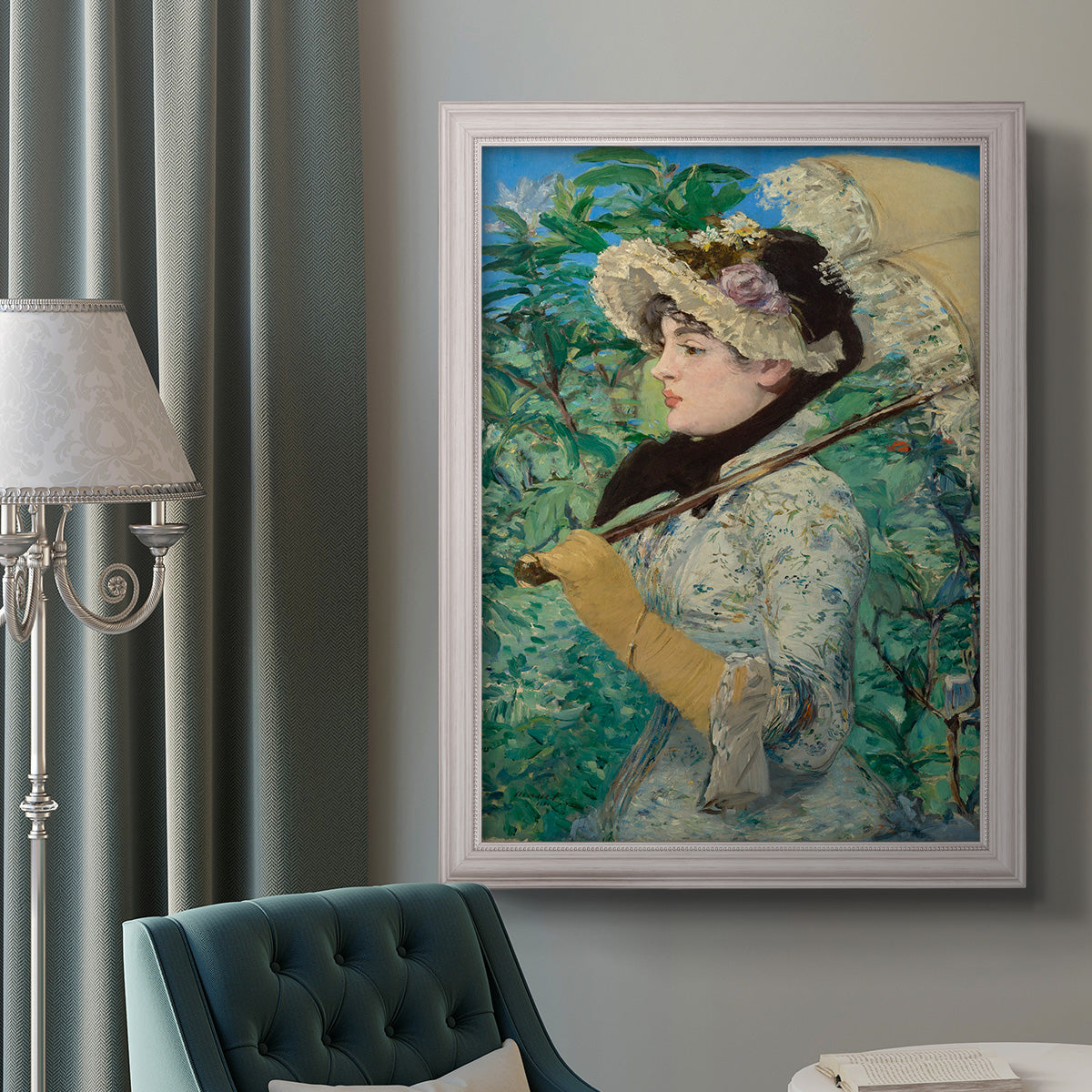 Spring - Ornate Framed Canvas Print