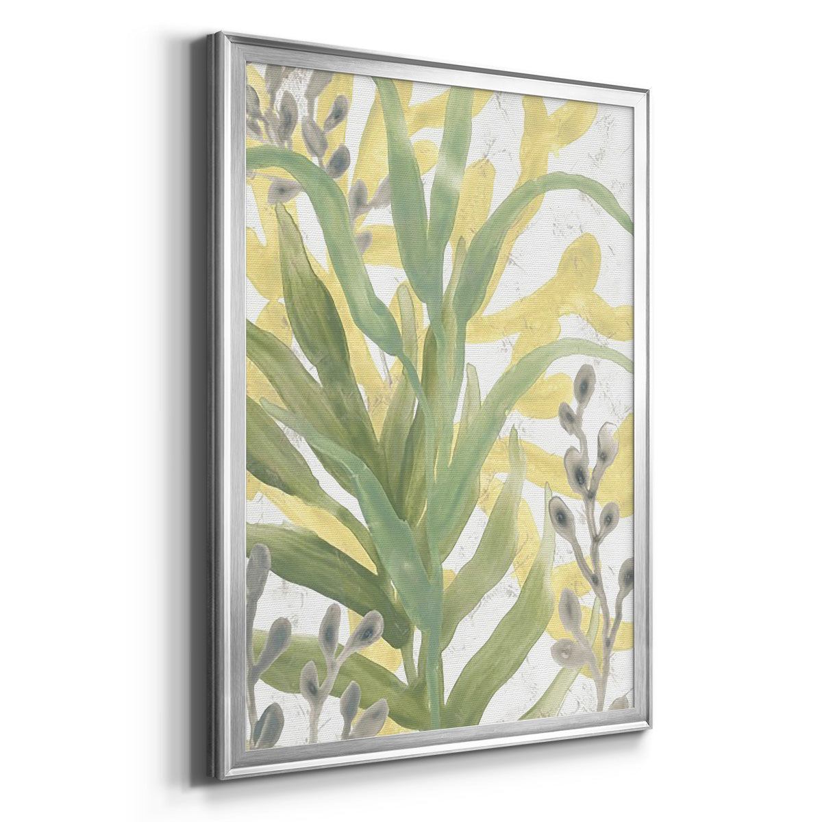 Sea Grass Fresco IV - Modern Framed Canvas Print