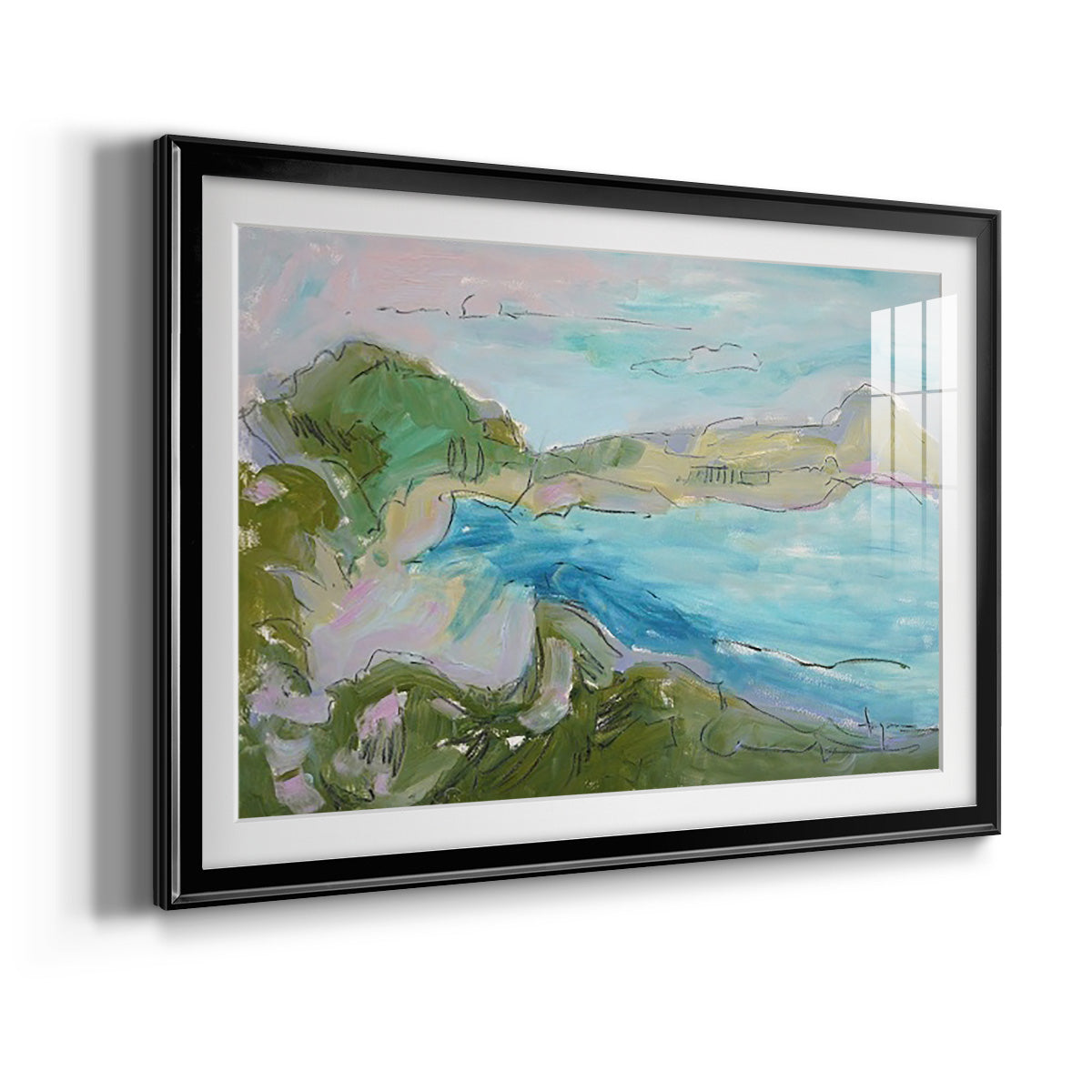 Landing Strip Premium Framed Print - Ready to Hang