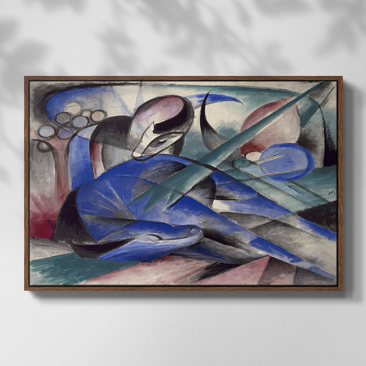 Dreaming Horse, 1913 - Floater Framed Canvas Print
