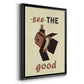 Movie Time I - Modern Framed Canvas Print