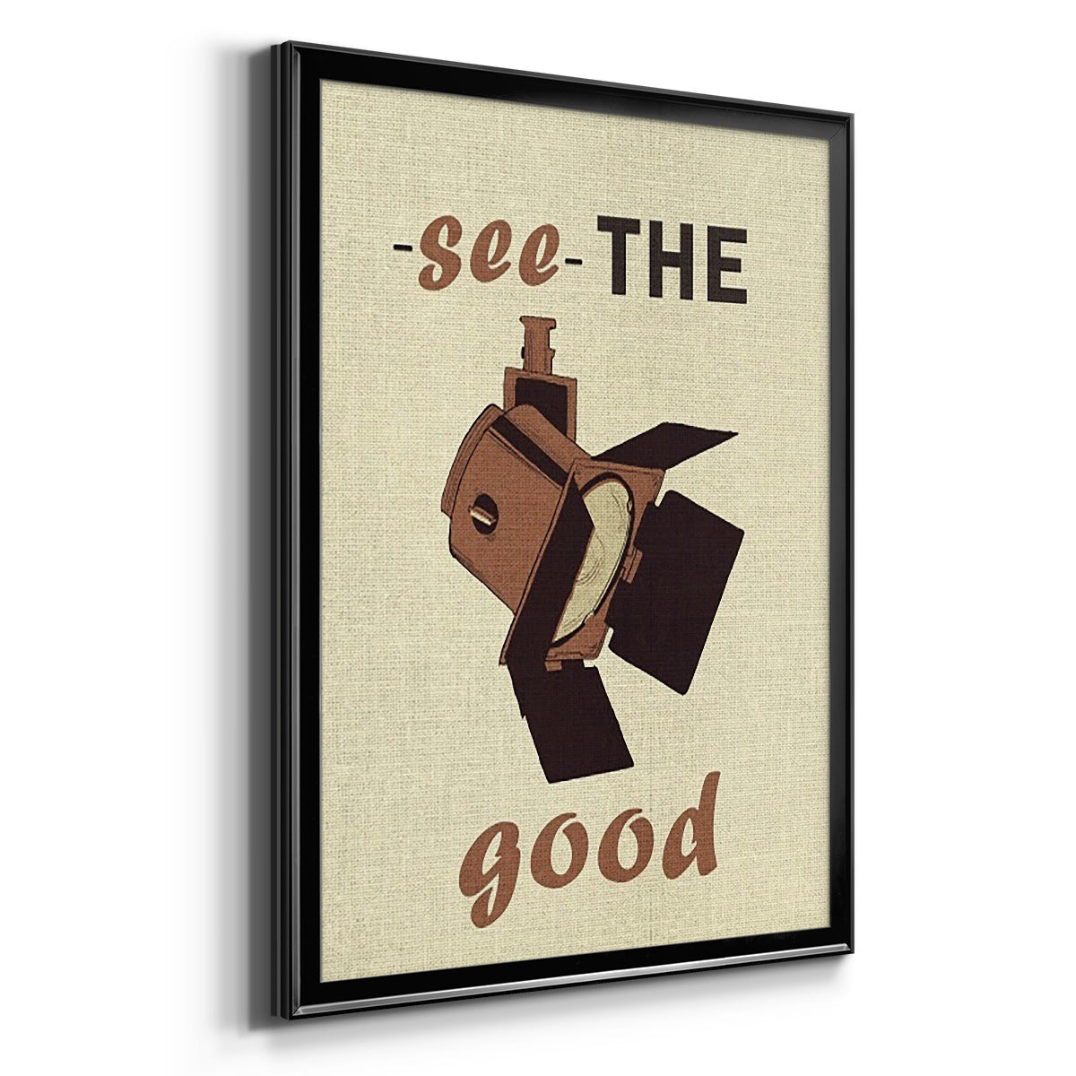 Movie Time I - Modern Framed Canvas Print